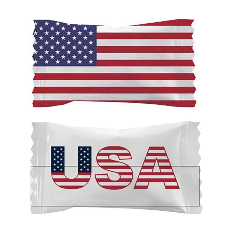 Assorted Pastel Chocolate Mints in Flag Wrapper