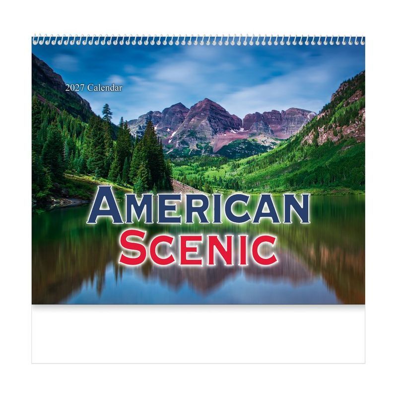 American Scenic 2027 Spiral Bound Wall Calendar