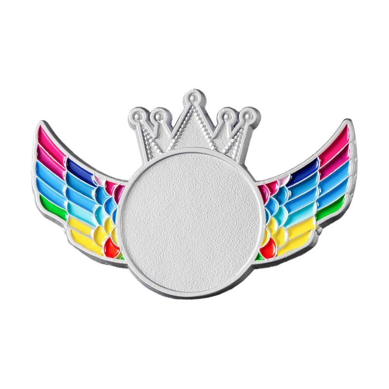 Custom Crown Wing Name Badge