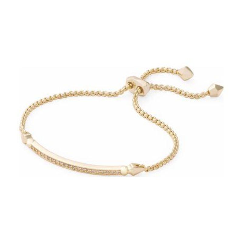 Kendra Scott Ott Adjustable Chain Bracelet in Gold