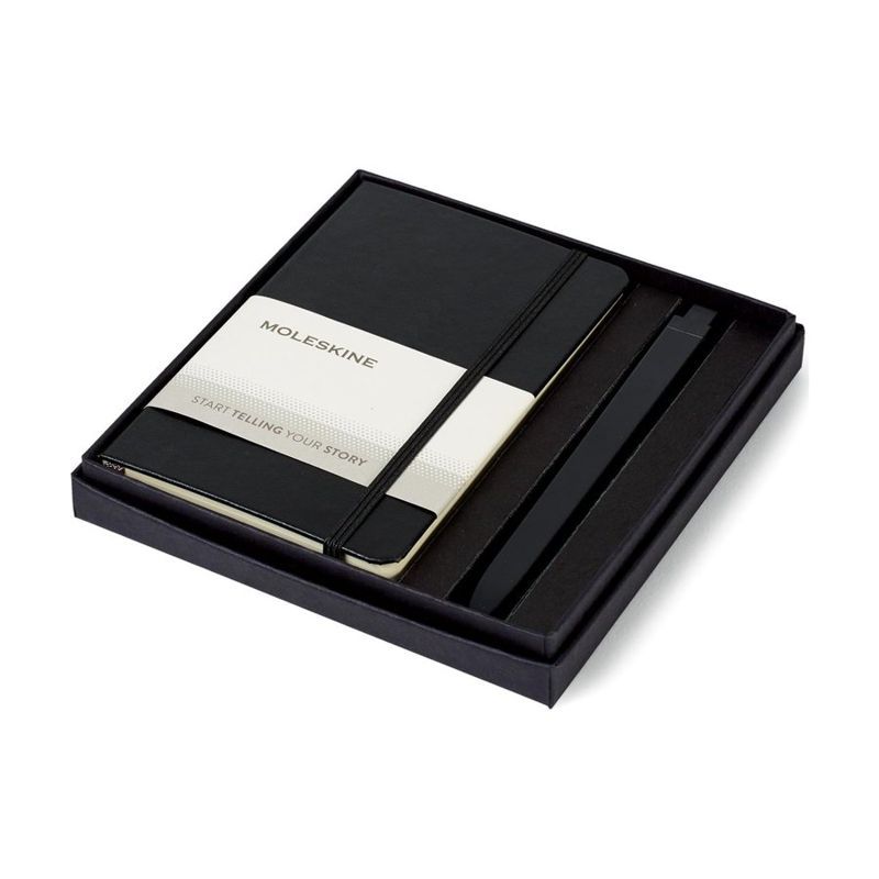 Moleskine Pocket Notebook and GO Pen Gift Set
