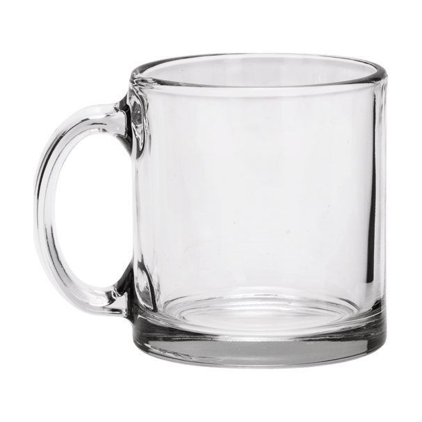 Red Eye 13 Oz Libbey Clear Glass Coffee Mug