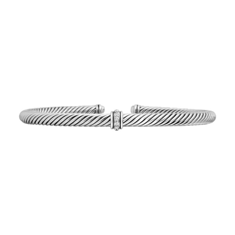 David Yurman Classic Cable Station Bracelet