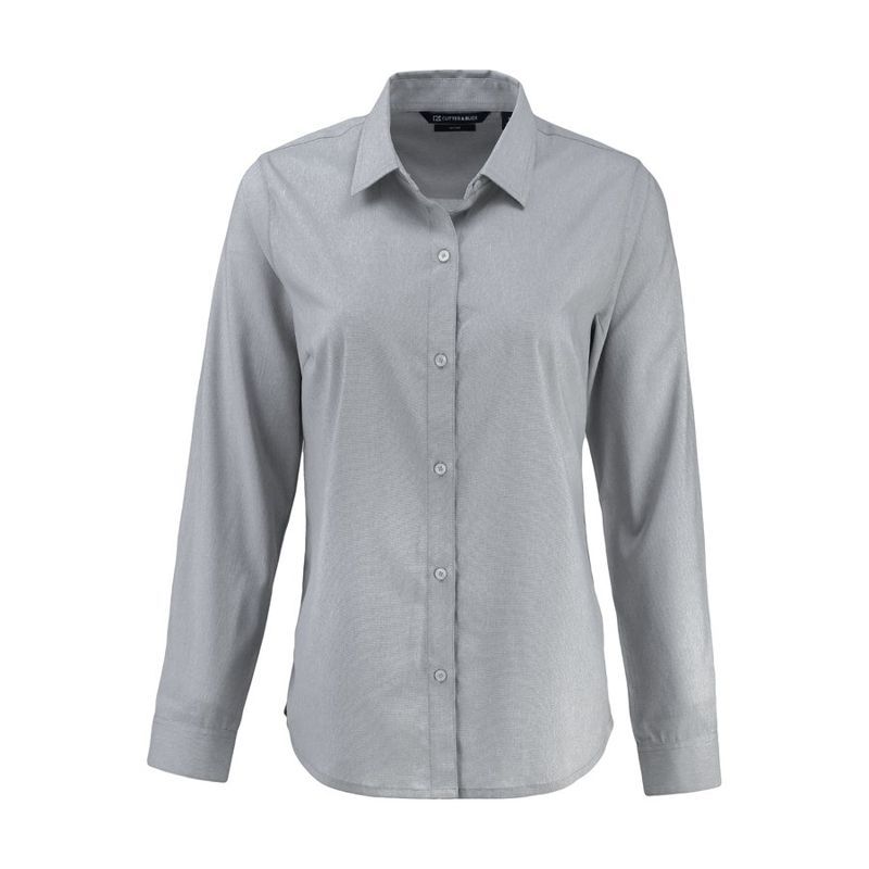 Skyline End on End Recycled Long Sleeve Women's Dress Shirt