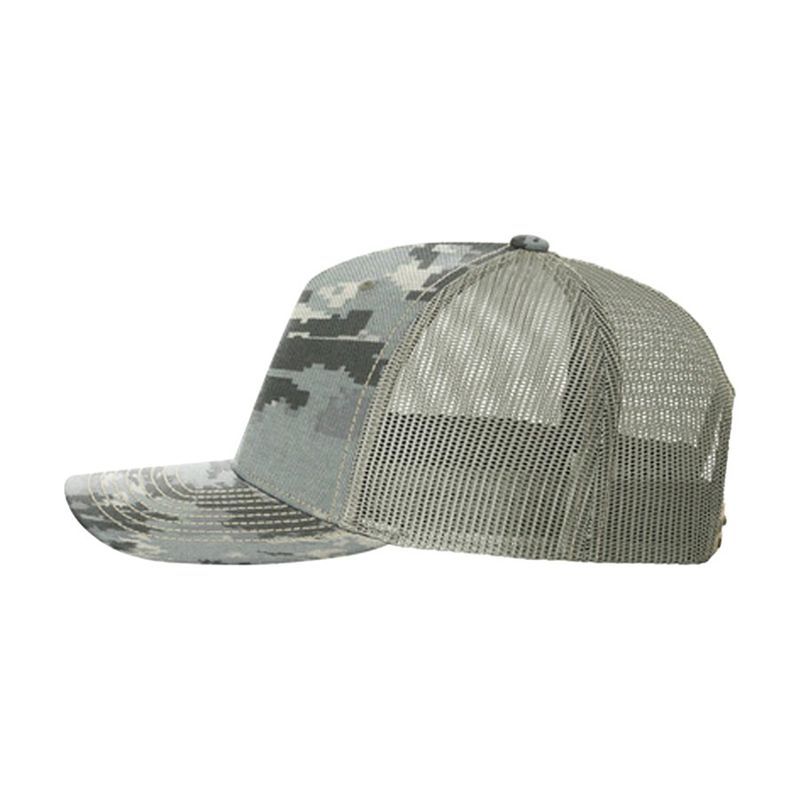 Richardson Printed Five-Panel Camo Trucker Cap