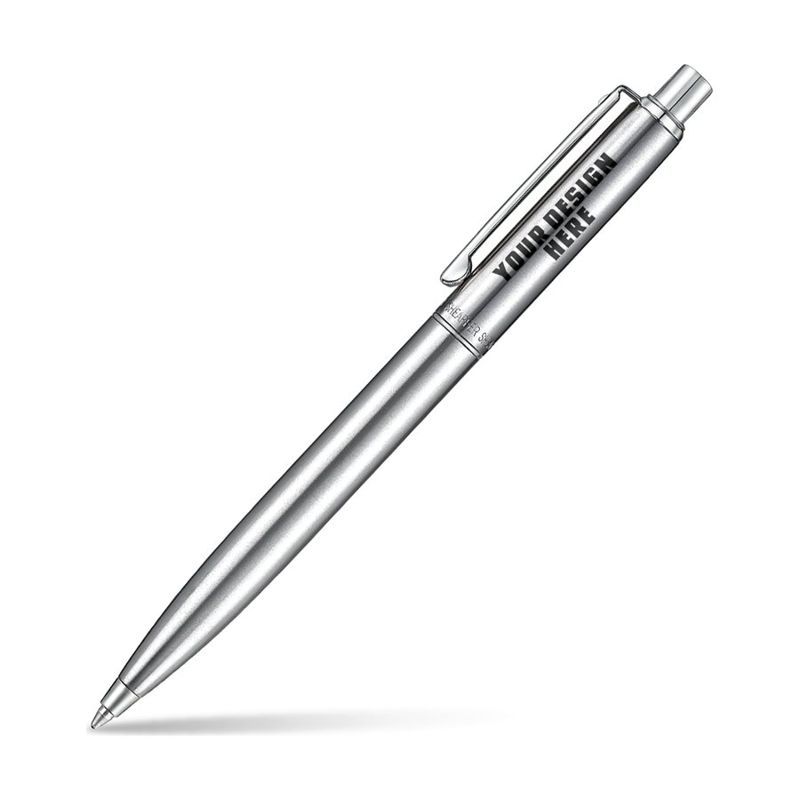 Sheaffer Sentinel Brushed Chrome Ballpoint Pen