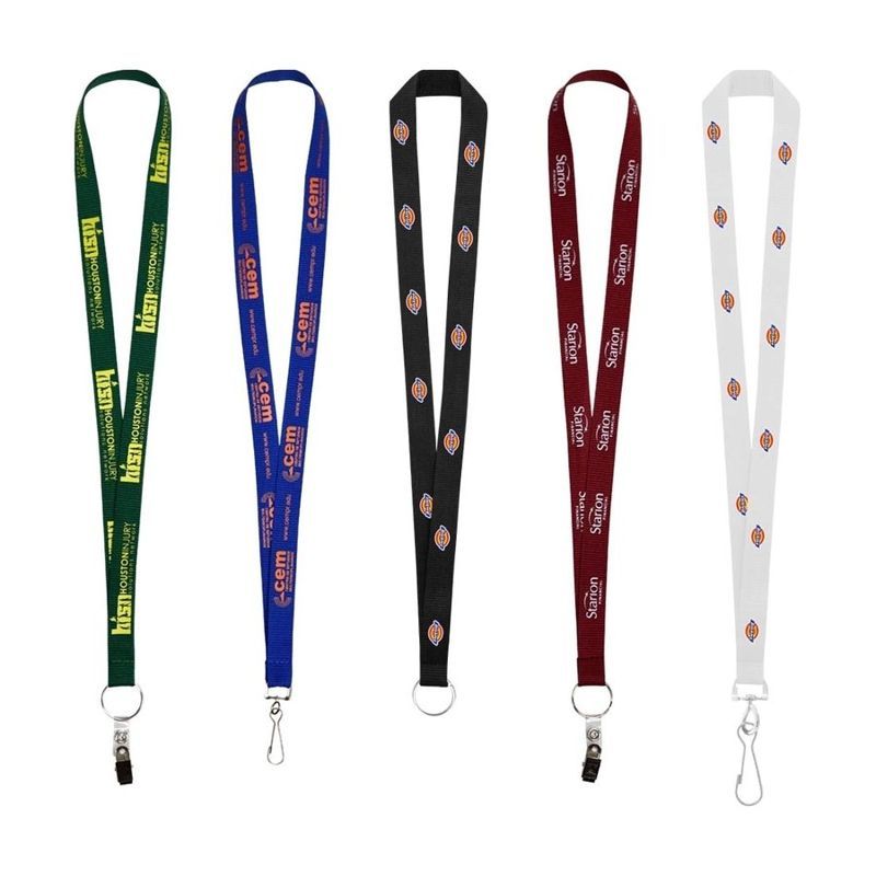 3/4" Screen Printed Lanyard
