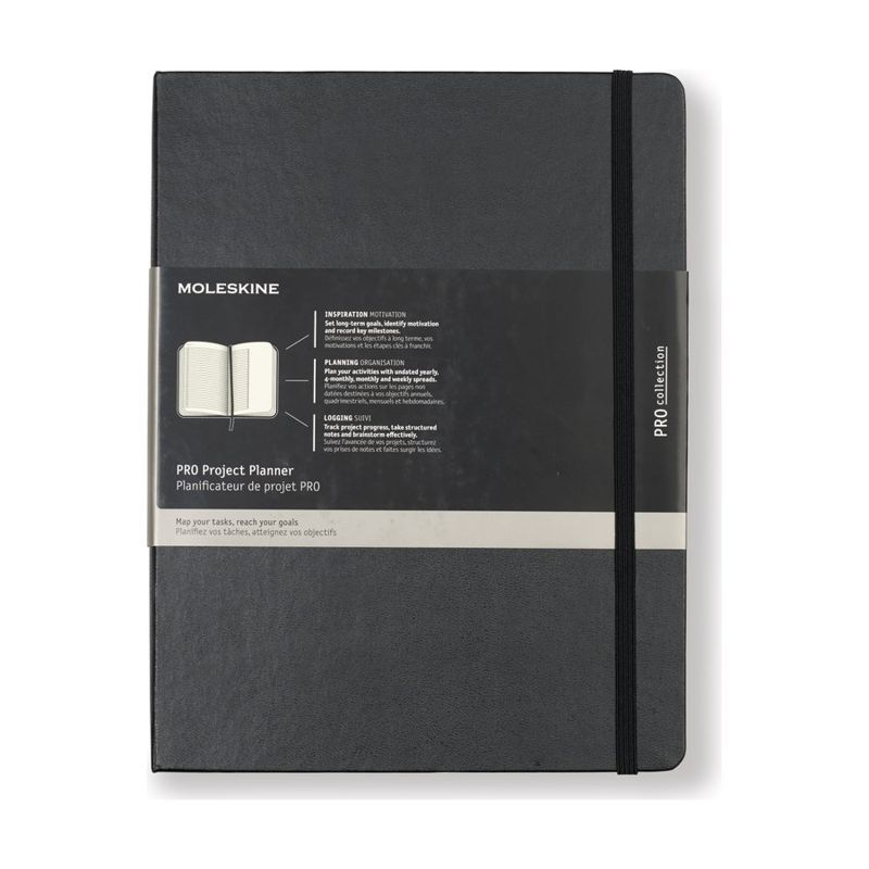 Moleskine Hard Cover Ruled XL Professional Project Planner