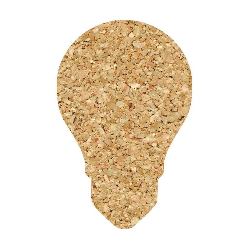 Fluorescent Bulb Cork Coaster