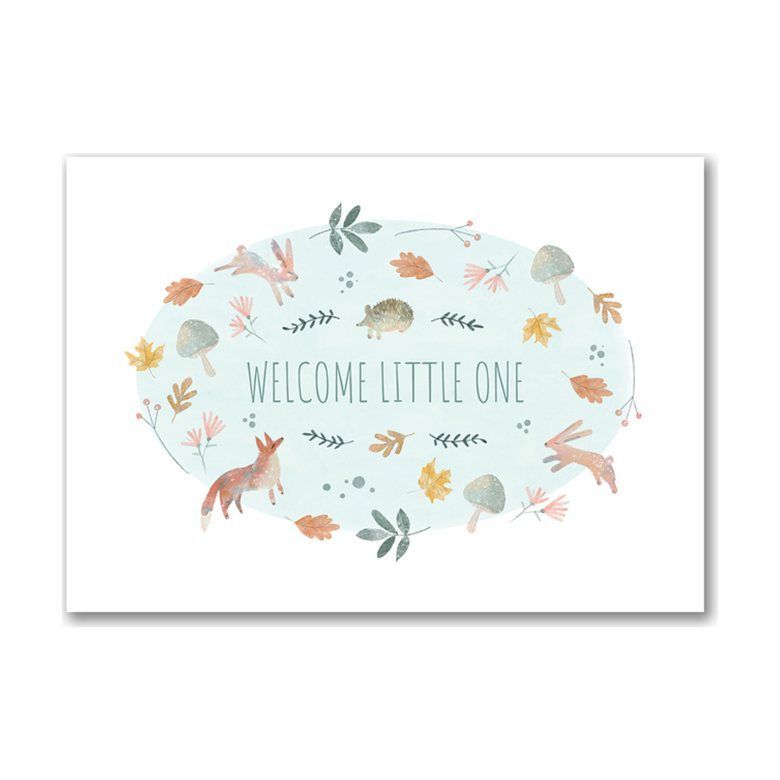 Woodland Welcome Card