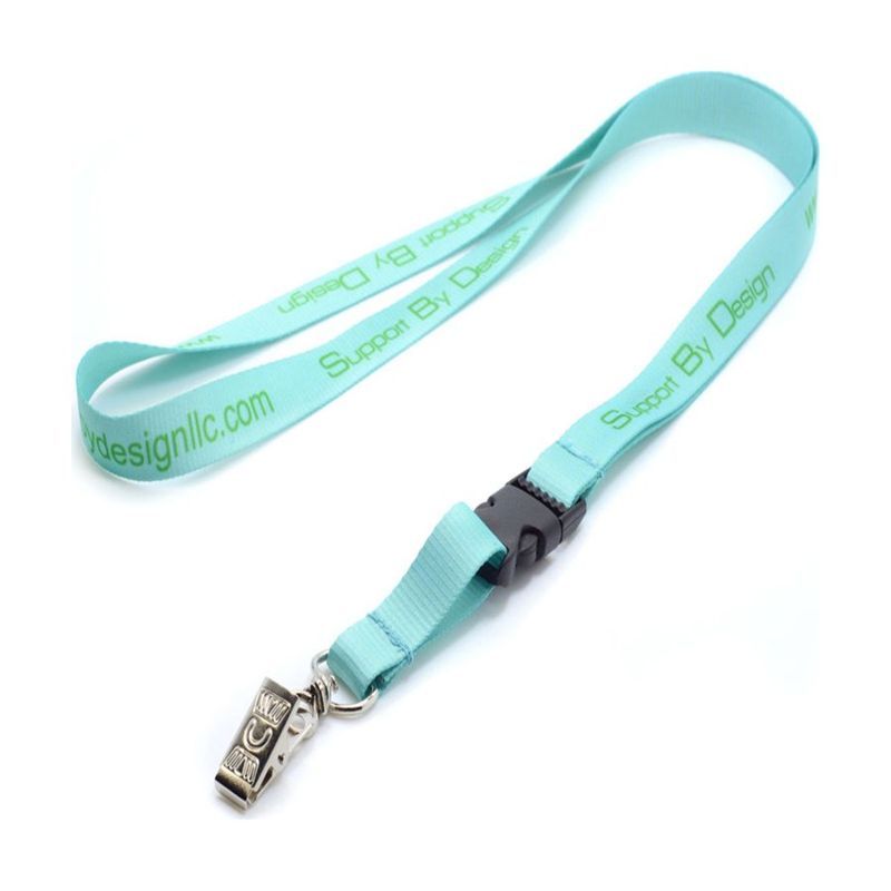 3/4" Full Color Polyester Lanyard with Buckle Release