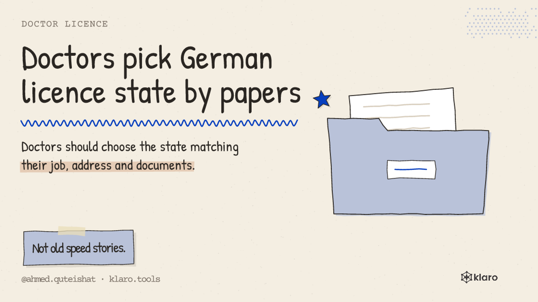 Doctors pick German licence state by papers: Doctors should choose the state matching their job, address and documents.
