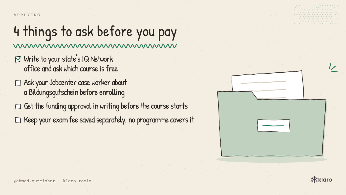 A checklist of 4 things to do before paying for an exam prep course
