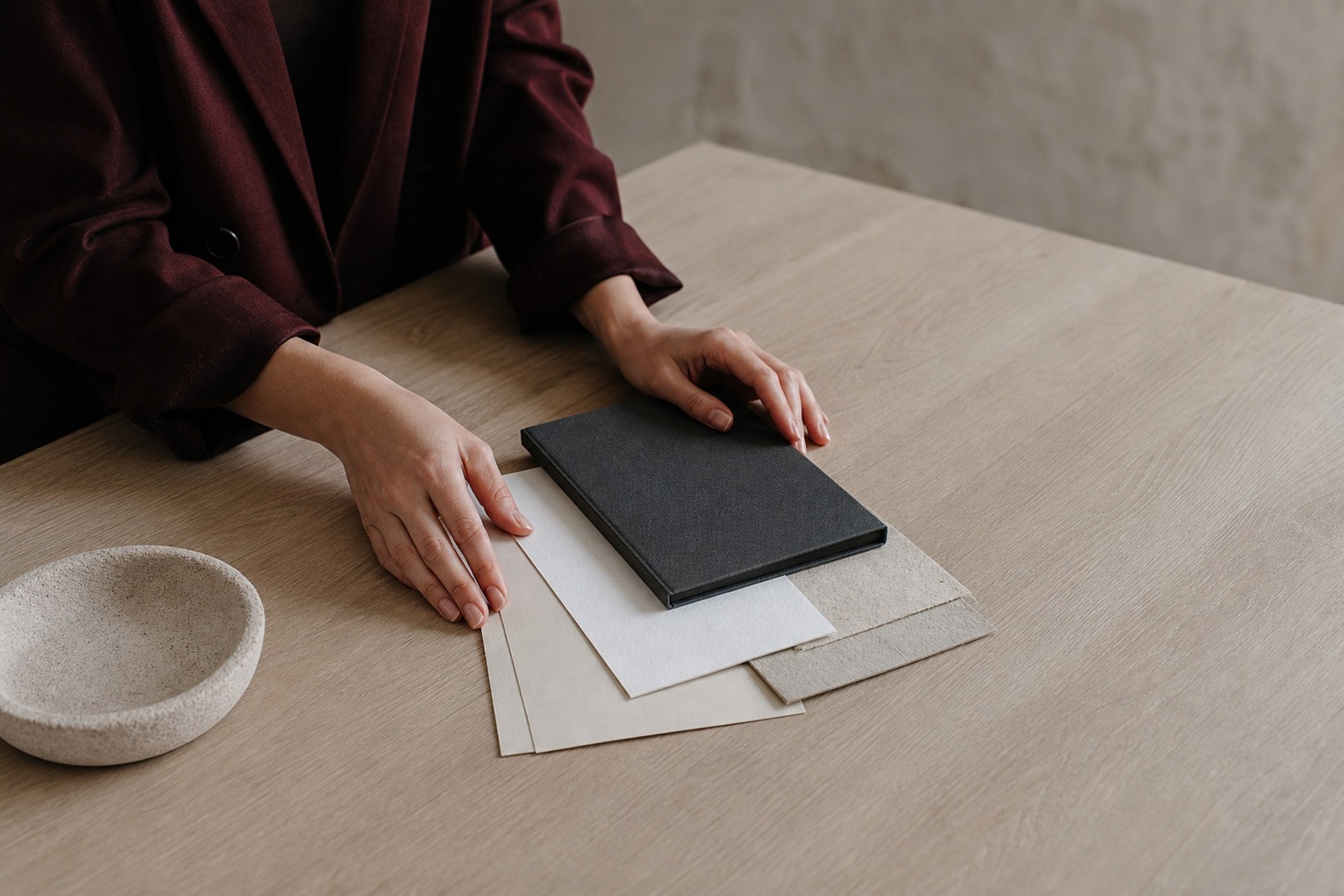 Werkdetails tijdens een personal-brandingshoot