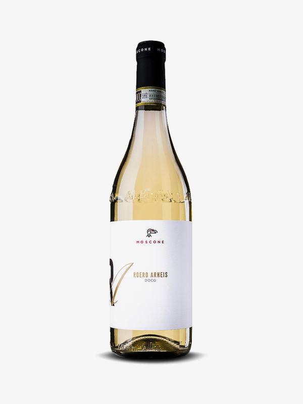 Flaske Roero Arneis 2024 – Roero Arneis DOCG fra Moscone