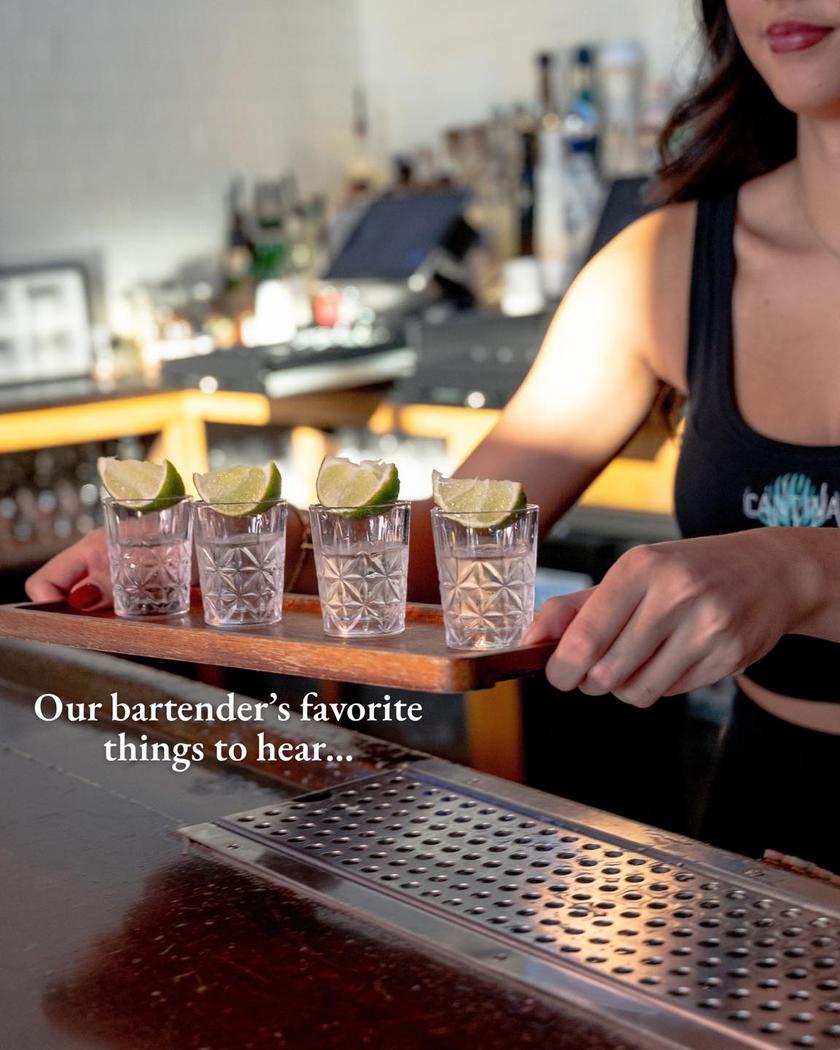Send this to a friend who owes you a round & shout out your favorite bartender!