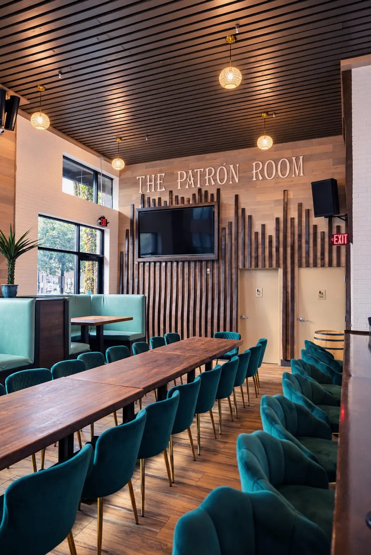 Inside the Patrón Room at Cantina Añejo