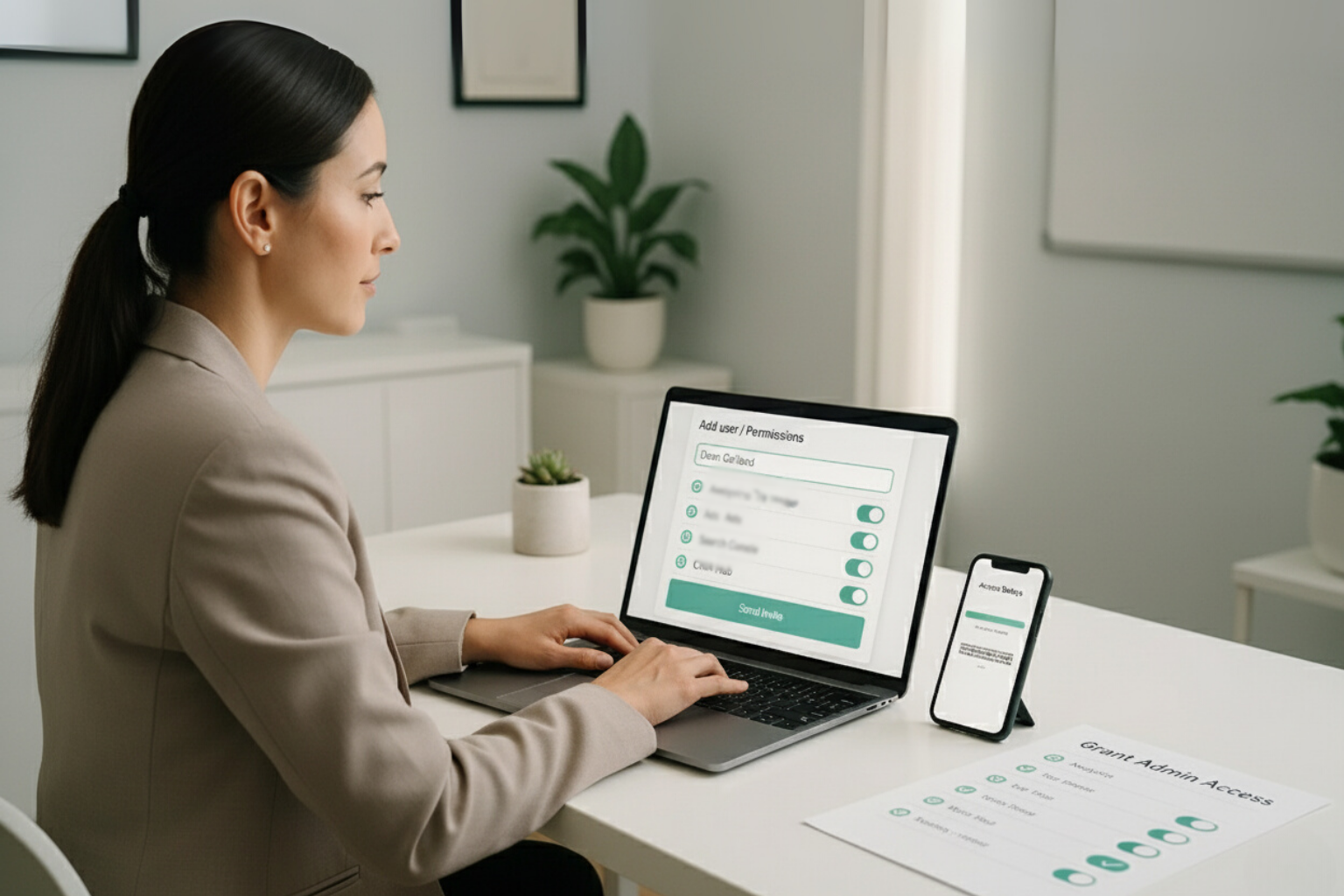 How to Give Dean Garland Access to Your Accounts