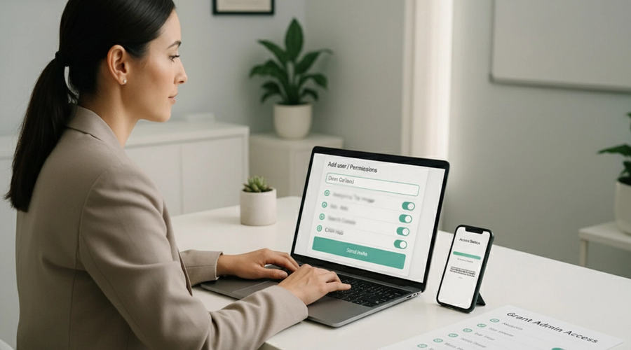How to Give Dean Garland Access to Your Accounts