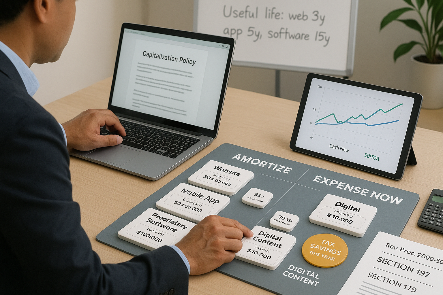 Amortizing Digital Assets vs. Upfront Expensing