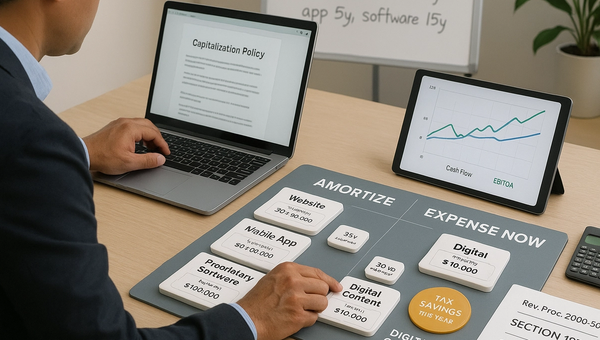 Amortizing Digital Assets vs. Upfront Expensing