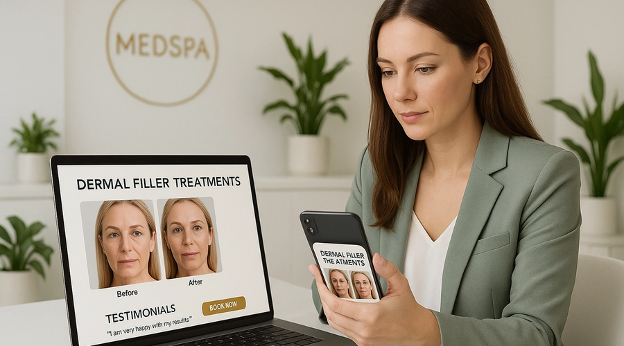Anatomy of a Winning Landing Page for Fillers: Med Spa Marketing that Converts