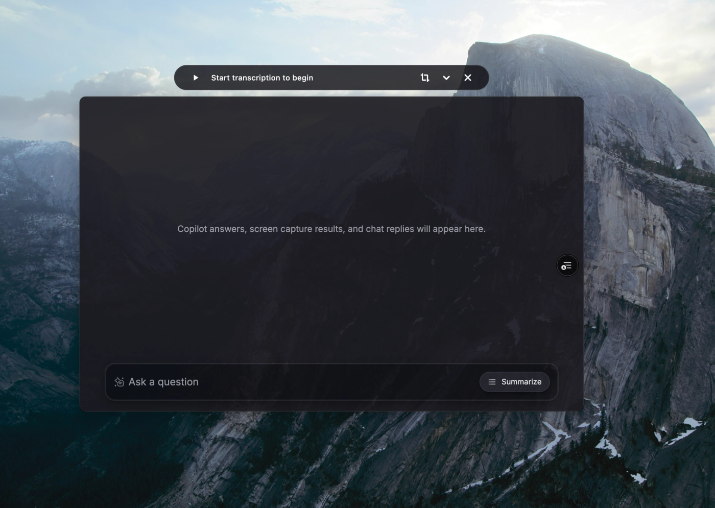 verve ai desktop session ui without text