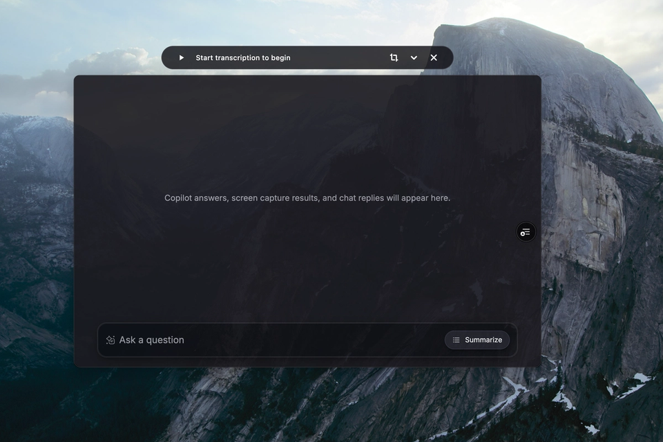 verve ai desktop session ui without text