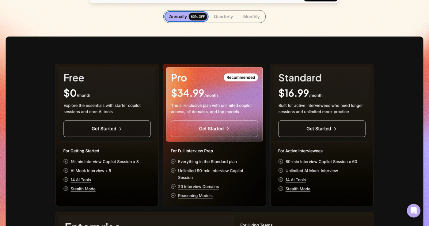 verve ai annual pricing