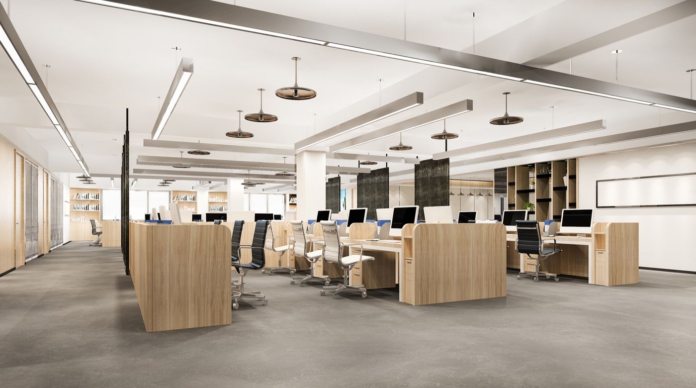 3d rendering business meeting working room office building