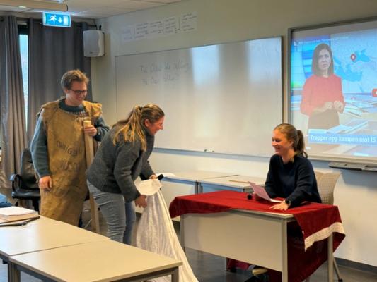 Nyhetssending om Olav den hellige