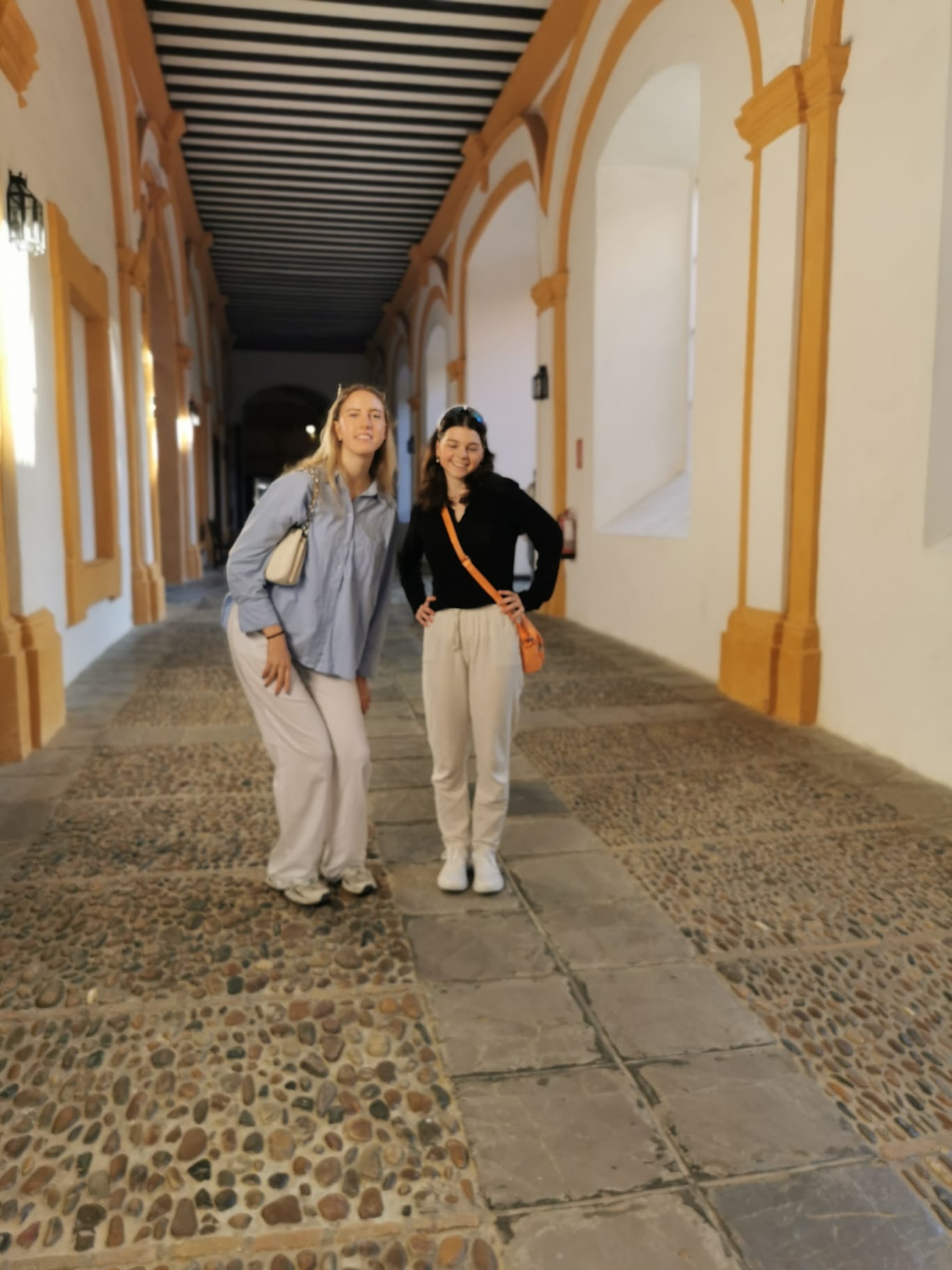 To elever i en buegang. 