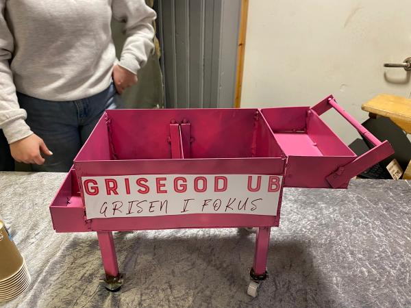 Lita, rosa tralle som gjør behandling av spegris enklere. 