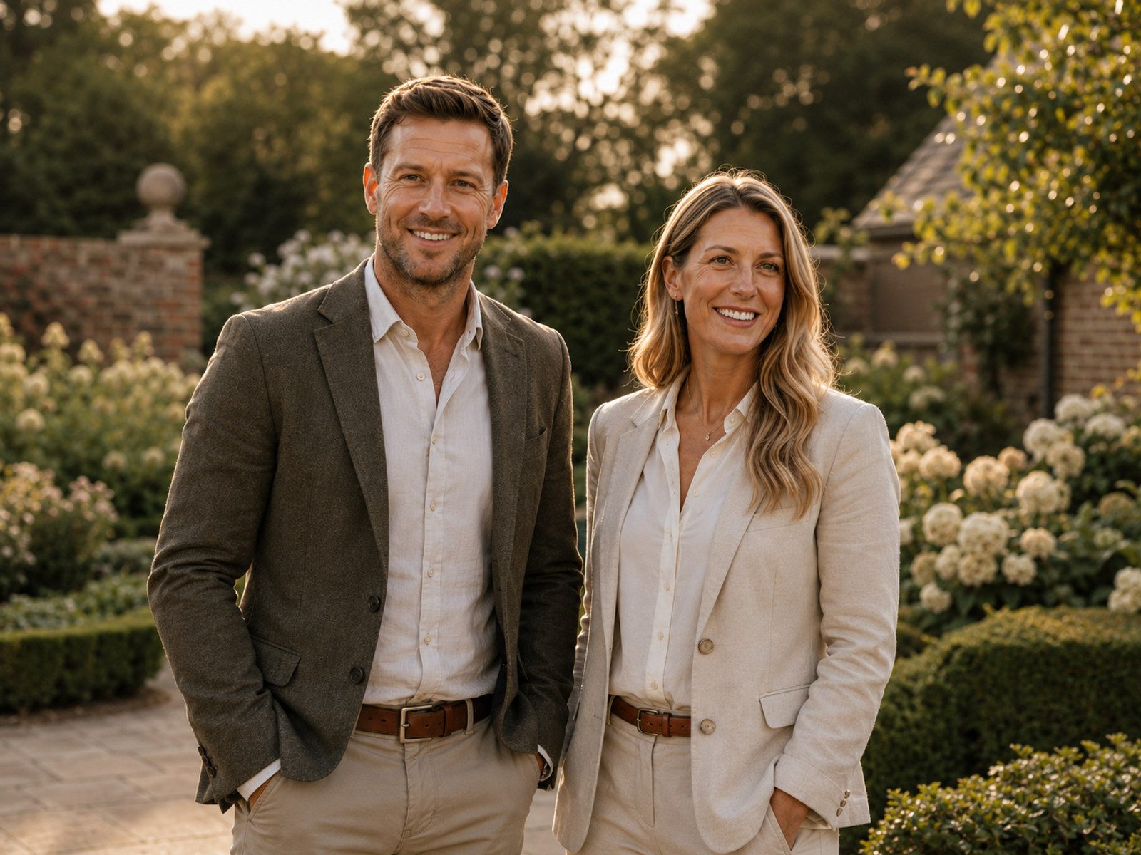 Joss and Rebecca Durham in a Landscape Artisan garden