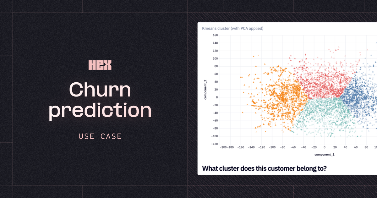 Customer Churn Prediction in Python and SQL | Hex