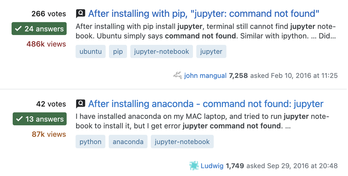 These two Stack Overflow questions alone have more than 500,000 views!