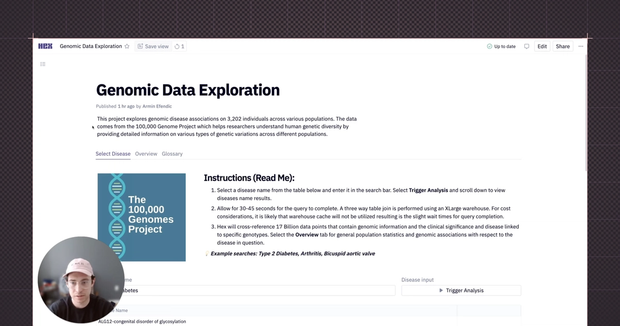 figure - Exploring Genomic Data with Snowflake and Hex