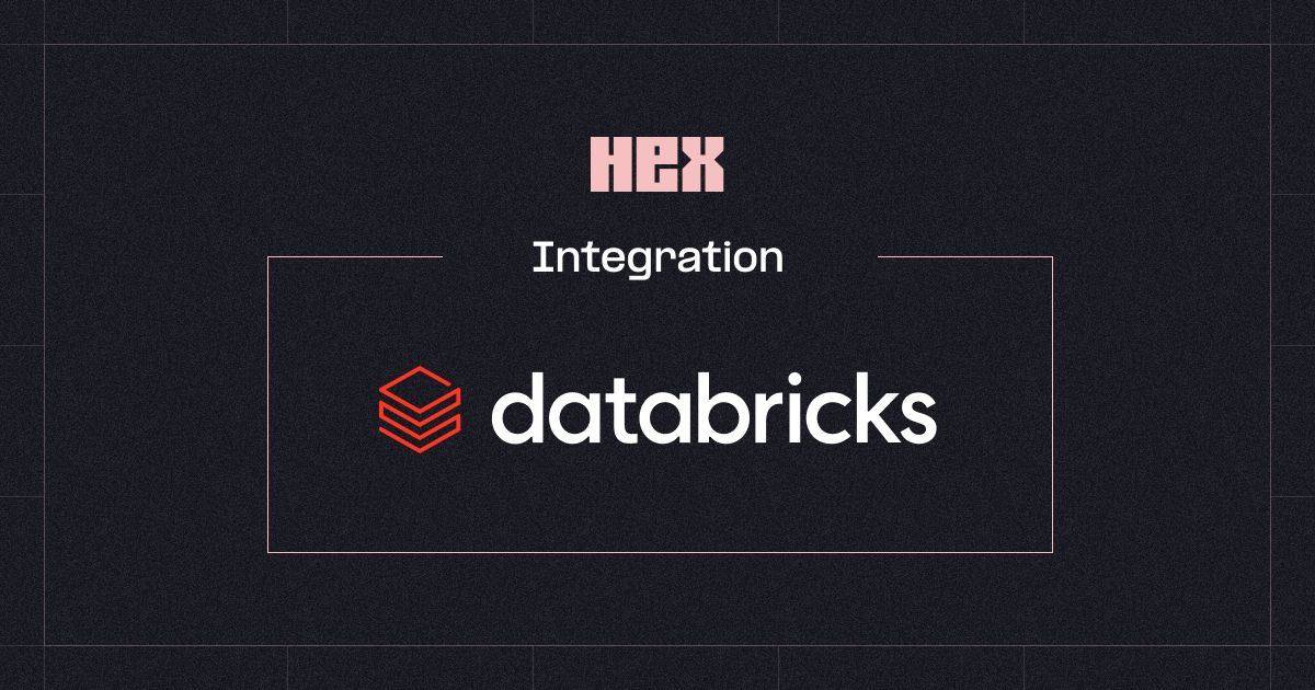 Preview of Hex on Databricks