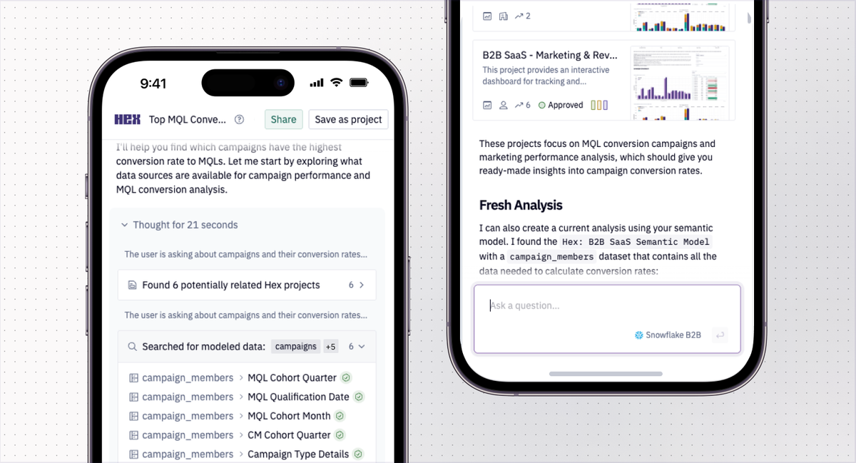Use Threads on mobile for questions on the go.