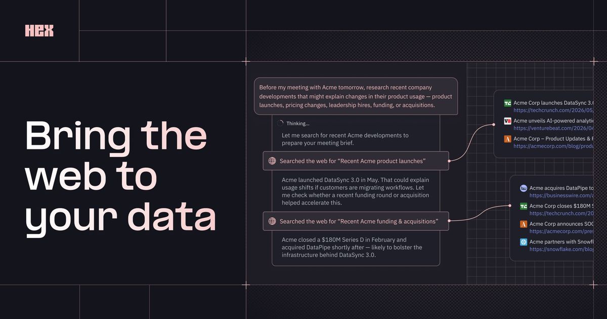 Bring the web to your data