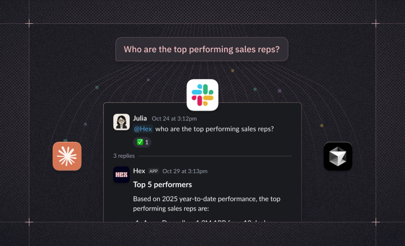 Hex Agent, everywhere: Introducing Slack integration and MCP support