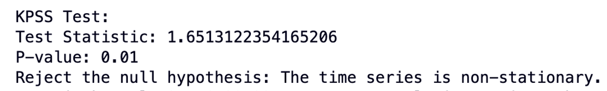 KPSS Test