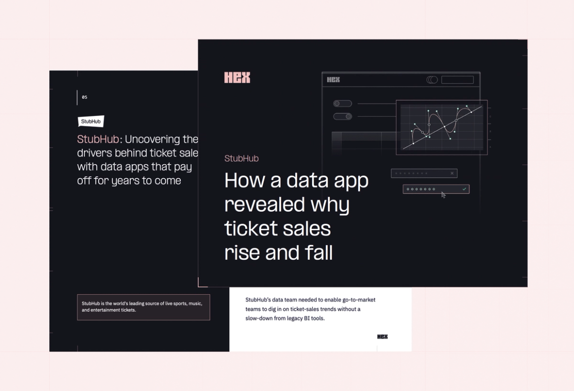 StubHub: How a data app revealed why ticket sales rise and fall