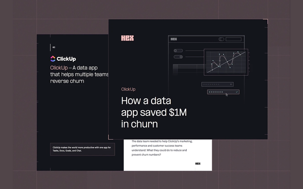 figure - ClickUp: How a data app saved $1M+ in churn