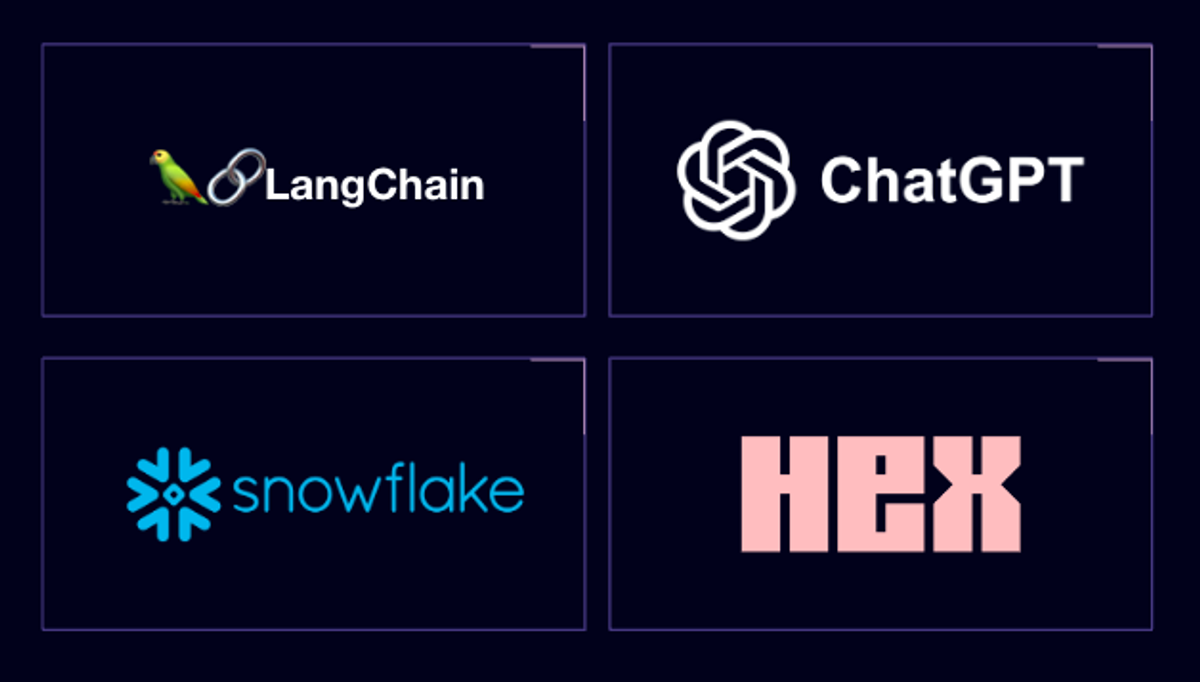 Tools to build a text to sql chatbot