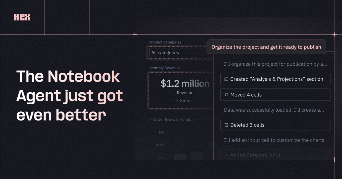 The Notebook Agent just got even better