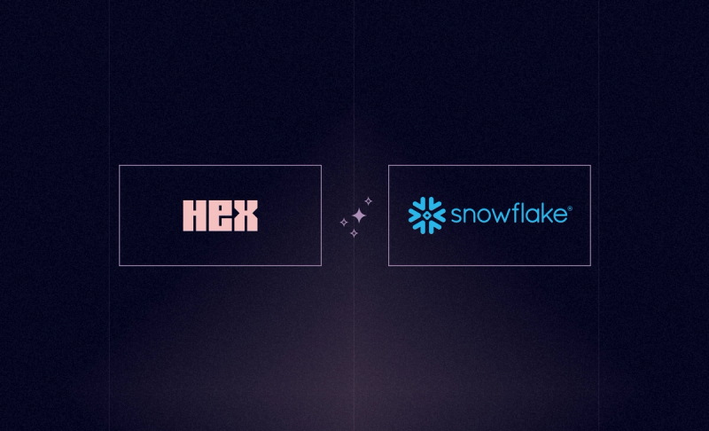 Hex's Partnership with Snowflake: Behind the Magic