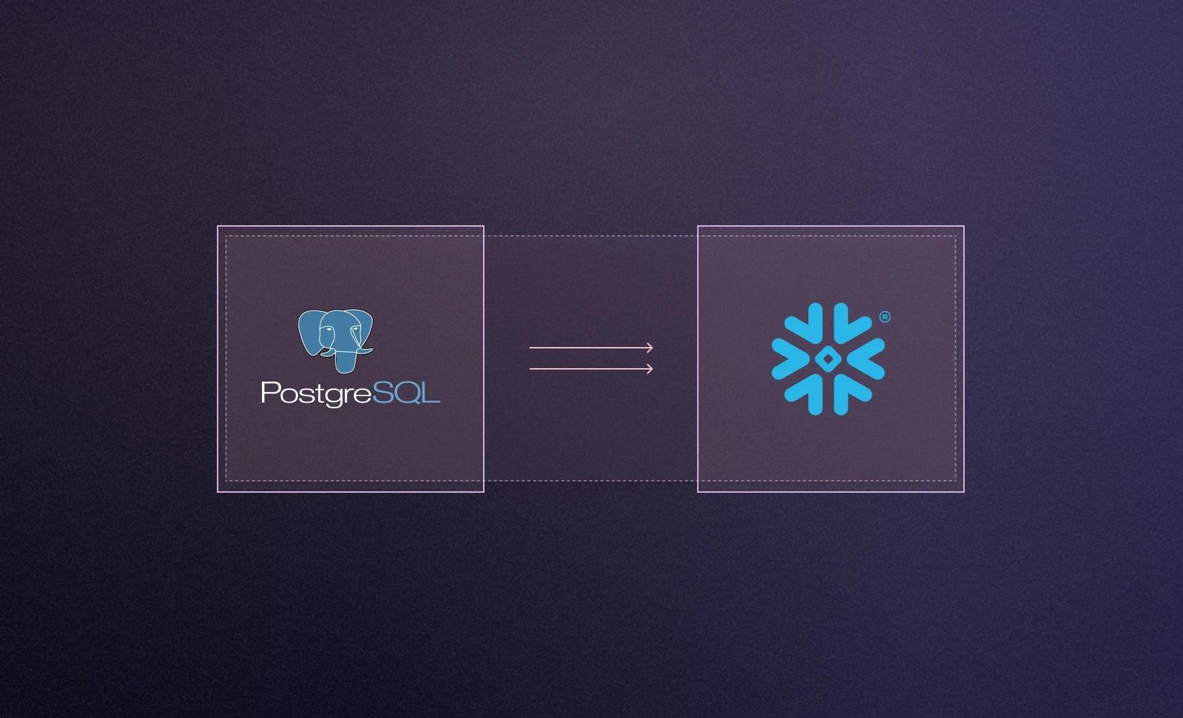 How to Get Your Data From Postgres to Snowflake