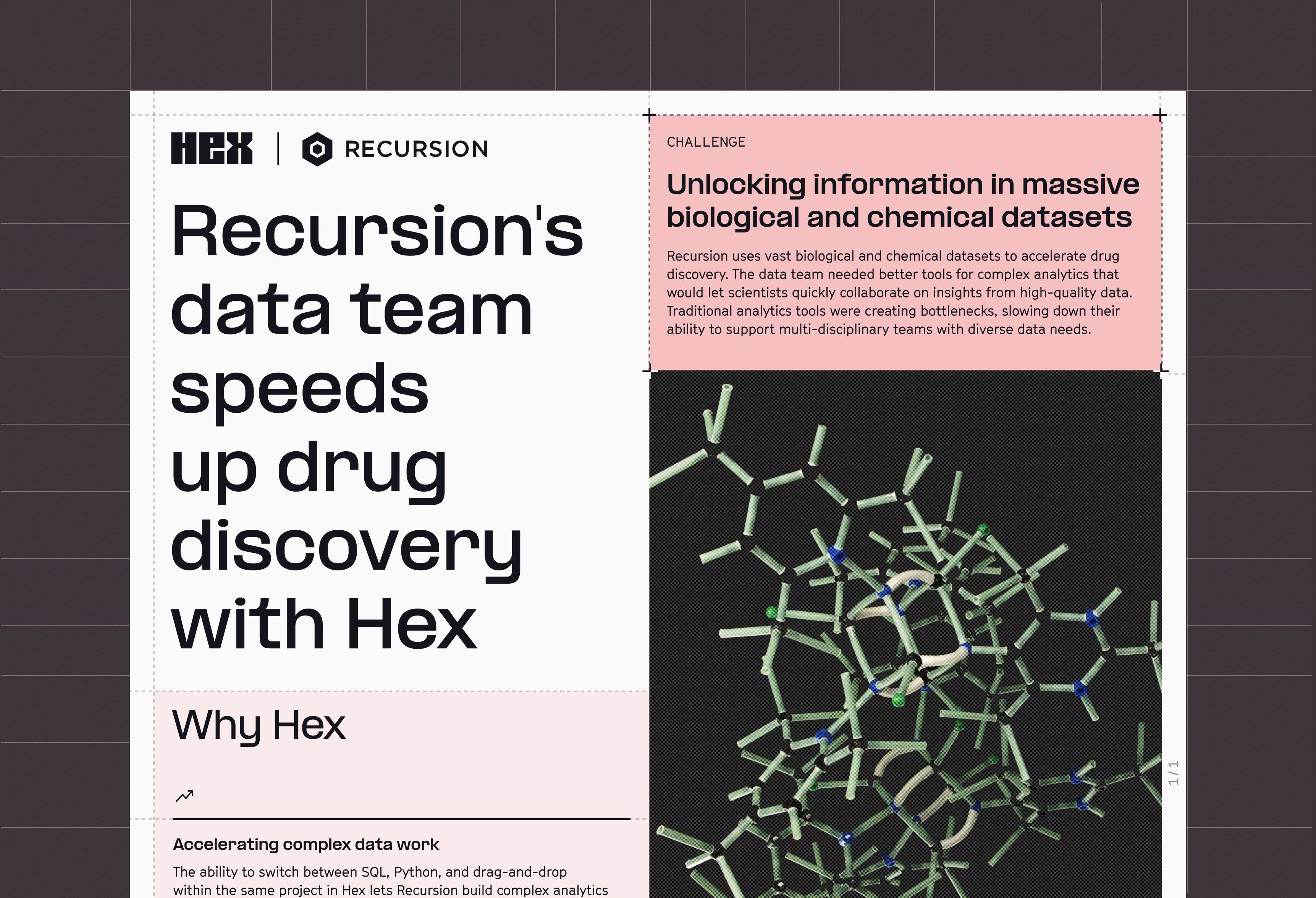 Recursion: Speeding up drug discovery with Hex