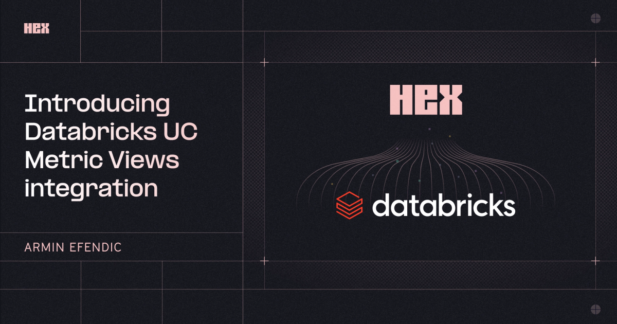 Introducing Databricks UC Metric Views integration